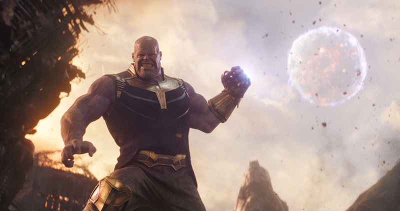 Thanos casts Meteor.